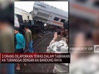 Video: Evakuasi Penumpang Kecelakaan KA Turangga dan Bandung Raya