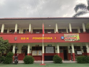 Gedung SDN Pocin 5 Depok Berganti Nama Jadi SDN Pocin 1