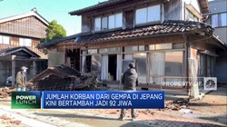 Jumlah Korban Gempa Jepang Bertambah, Jadi 92 Jiwa