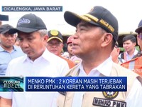 Video: Tinjau Lokasi Tabrakan KA, Menko PMK: 2 Korban Masih Terjebak