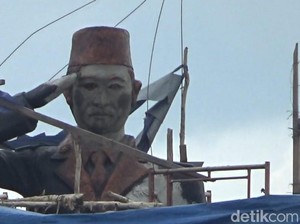 Ini Alasan Pemkab Banyuasin Belum Resmikan Patung Bung Karno