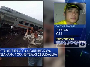 Video: Penumpang Ceritakan Detik-Detik Tabrakan Kereta di Bandung
