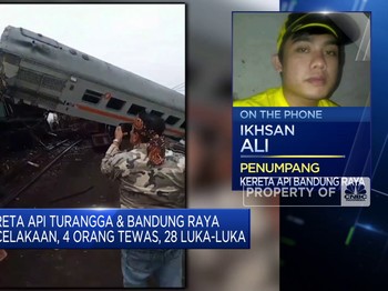 Video: Penumpang Ceritakan Detik-Detik Tabrakan Kereta di Bandung