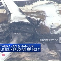 Video: Pesawat Tabrakan & Hancur, Japan Airlines Rugi Rp1,62 T