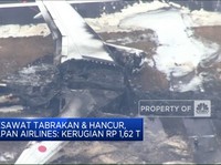 Video: Pesawat Tabrakan & Hancur, Japan Airlines Rugi Rp1,62 T