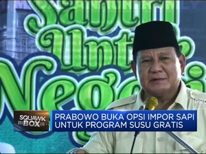  Prabowo Buka Opsi Impor Sapi Untuk Program Susu Gratis