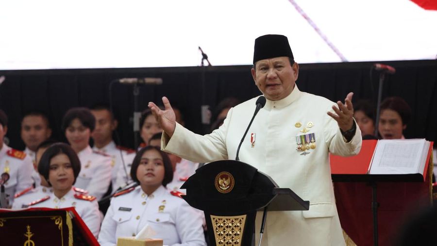 Prabowo Subianto dalam acara Unhan (Dok: Dokumentasi Kementerian Pertahanan)
