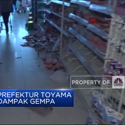Video: Warga di Prefektur Toyama Turut Terdampak Gempa