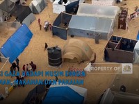 Pengungsi Gaza Hadapi Musim Dingin Tanpa Rumah, Makanan & Pakaian