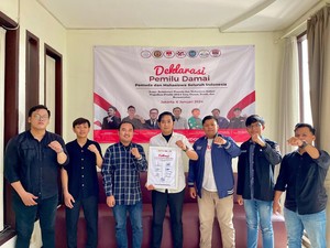 Pemuda dan Mahasiswa Deklarasikan Pemilu Damai 2024