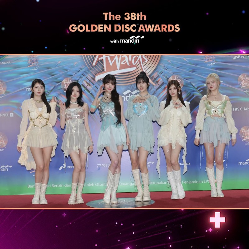 STAYC dalam acara Golden Disc Awards 2024 di Jakarta International Stadium (JIS). (Dok: Instagram @golden_disc)