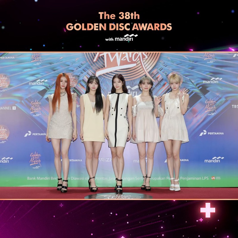STAYC dalam acara Golden Disc Awards 2024 di Jakarta International Stadium (JIS). (Dok: Instagram @golden_disc) STAYC dalam acara Golden Disc Awards 2024 di Jakarta International Stadium (JIS). (Dok: Instagram @golden_disc)