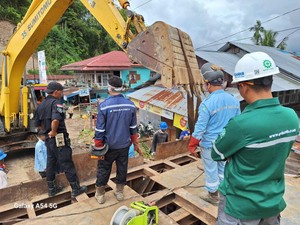 Jembatan Darurat Tamiai Kerinci Segera Rampung, Hari Ini Bisa Dilalui