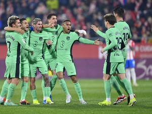 Atletico Gebuk Tim Divisi 3, Lolos ke Babak 16 Besar Copa del Rey