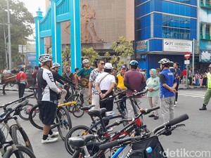 Naik Sepeda, Wawali Solo Cek Hari Pertama Pemerataan Area CFD