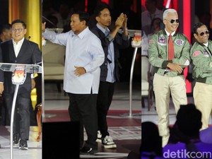 Ganjar-Mahfud Pakai Jaket Bomber, Intip Outfit Para Paslon di Debat Ketiga