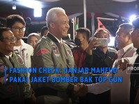 Video: Fashion Check: Ganjar Mahfud Pakai Jaket Bomber Bak Top Gun