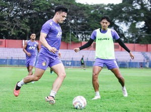 Latihan Perdana Usai Libur Nataru, Skuad Persik Kediri Belum Lengkap