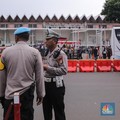Potret Pengamanan Berlapis Istora Senayan Jelang Debat Capres
