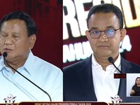 Prabowo-Anies Saling Sindir di Debat Capres, Penonton Riuh!