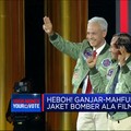 Video: Bahas Pertahanan, Ganjar-Mahfud Pakai Jaket Ala Film Top Gun