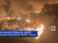 Video: Kamp Rohingya di Bangladesh Terbakar