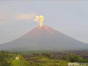Semeru Kembali Erupsi, Muntahkan Awan Panas hingga Terjadi 18 Kali Letusan