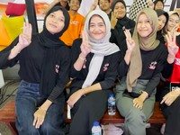 Video: Intip Kemeriahan Nobar Debat Pendukung Capres 2024