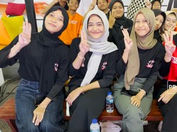 Video: Intip Kemeriahan Nobar Debat Pendukung Capres 2024
