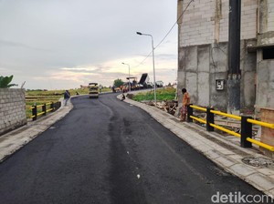 Ruas Jalan Simpang Canggu-Tibubeneng Mulai Diaspal, 10 Januari Diresmikan
