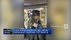 Video: Kena Masalah Lagi, FAA Kandangkan Boeing 737 Max 9