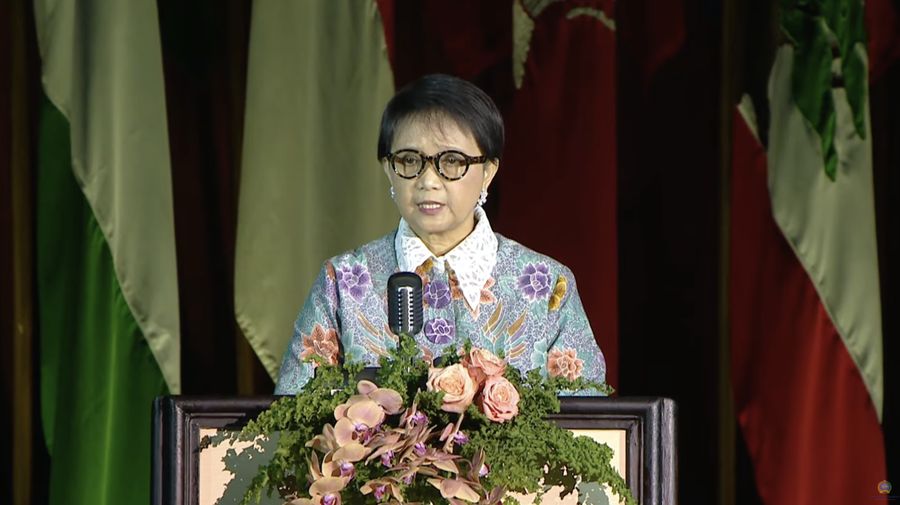 Menteri Luar Negeri Republik Indonesia, Retno Lestari Priansari Marsudi dalam acara PPTM 2024: 