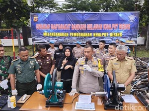 Bandung Tabuh Genderang Perang Lawan Motor Berknalpot Bising di Jalan