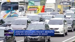 Jokowi Singgung Macet, Berapa Jumlah Kendaraan di 2024?