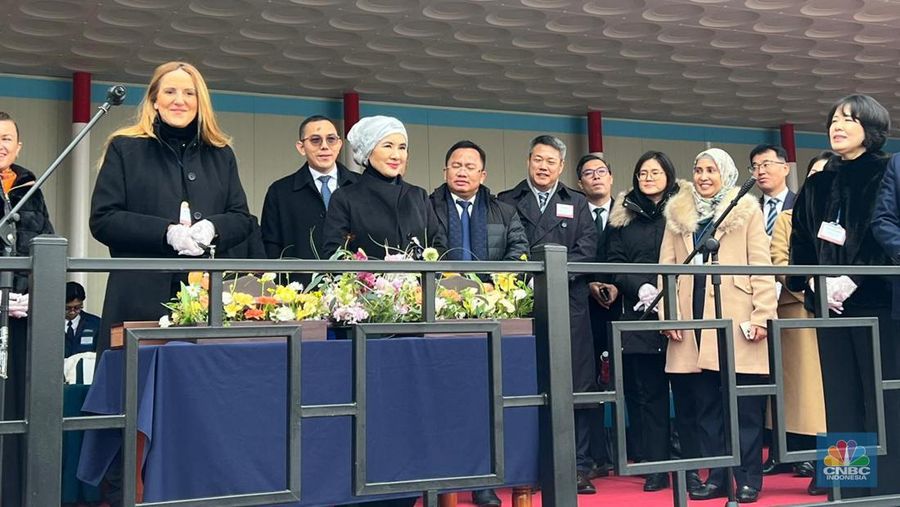 PT Pertamina International Shipping (PIS) mendatangkan dua kapal tanker baru buatan Hyundai, Korea Selatan. Tanker tersebut khusus untuk mengangkut muatan LPG dan amonia. (CNBC Indonesia/Wahyu Daniel)