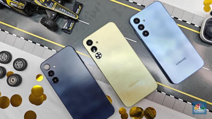 Samsung Galaxy A25 5G (CNBC Indonesia/Intan Rakhmayanti Dewi)