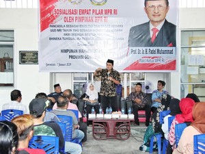 3 Pesan Fadel Muhammad pada Sosialisasi Empat Pilar MPR di Gorontalo