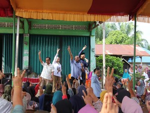 Andre Rosiade Kampanye, Teriakan Prabowo-Gibran Presiden Menggema