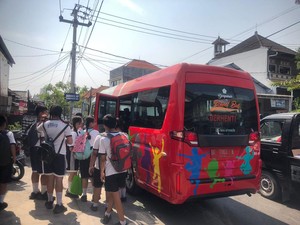 Liburan Segera Usai, Bus Sekolah Gratis Diminati Siswa SD dan SMP di Denpasar