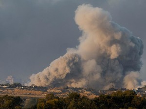 Pilu! Warga Gaza Terpaksa Makan Rumput untuk Cegah Kelaparan