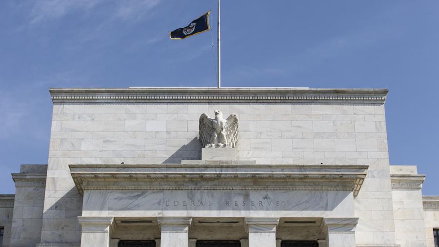 Gedung Bank Sentral AS. (AP Photo/J. Scott Applewhite)