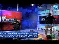 Video: Geger! Kelompok Bersenjata Serang Studio TV Ekuador Saat On Air