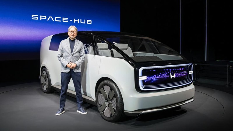 Honda memperkenalkan seri mobil listrik terbarunya yang dinamai Honda 0 Series, pada pameran Consumer Electrics Show (CES) 2024 di Las Vegas, Nevada, Amerika Serikat tanggal 10 – 12 Januari 2024. (Dok. Honda)
