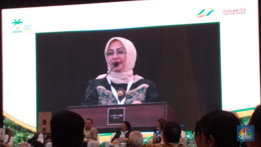 Ketua Forum Pejabat Senior CPOPC Musdalifah Machmud. (CNBC Indonesia/Ferry Sandi)