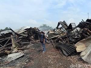 Penampakan Pasar Ngawen Blora Usai Kebakaran Hanguskan Ratusan Kios-Los