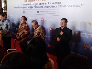 Zulhas hingga Prabowo Hadiri Seminar Nasional Giant Sea Wall