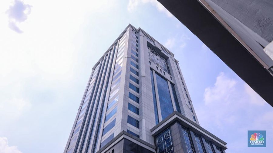 Suasana Gedung Kementerian Keuangan (Kemenkeu) di Jakarta, Rabu (10/1/2024). (²©²ÊÍøÕ¾/Faisal Rahman)