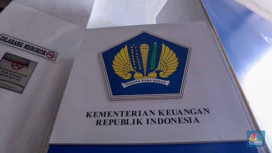 Suasana Gedung Kementerian Keuangan (Kemenkeu) di Jakarta, Rabu (10/1/2024). (վ/Faisal Rahman)
