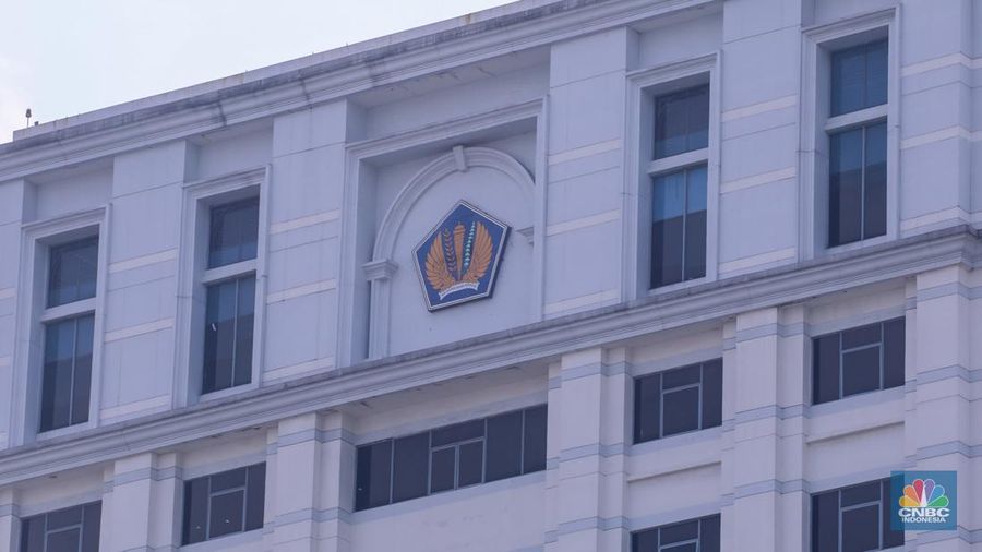 Suasana Gedung Kementerian Keuangan (Kemenkeu) di Jakarta, Rabu (10/1/2024). (²©²ÊÍøÕ¾/Faisal Rahman)