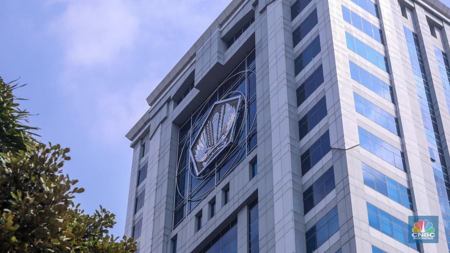 Suasana Gedung Kementerian Keuangan (Kemenkeu) di Jakarta, Rabu (10/1/2024). (CNBC Indonesia/Faisal Rahman)